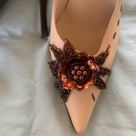 ALDO Tan Brown Leather Pointy Toe - Picture 3 of 8